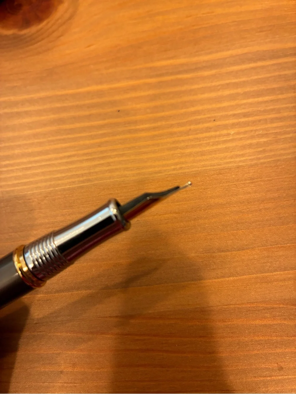 DUKE 22K GP Fountain Pen Farn Stationary Co, LTD with engraving Untested